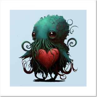 Cthulhu Tentacle Love Posters and Art